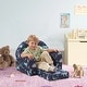 preview thumbnail 19 of 22, Kids Couch, Toddler 2-in-1 Convertible Sofa to Lounger