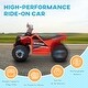 preview thumbnail 18 of 18, 6V Kids Electric ATV Quad Ride-On Toy with Forward/Backward Function, Wear-Resistant Wheels, for Toddlers Ages 18-36 Months