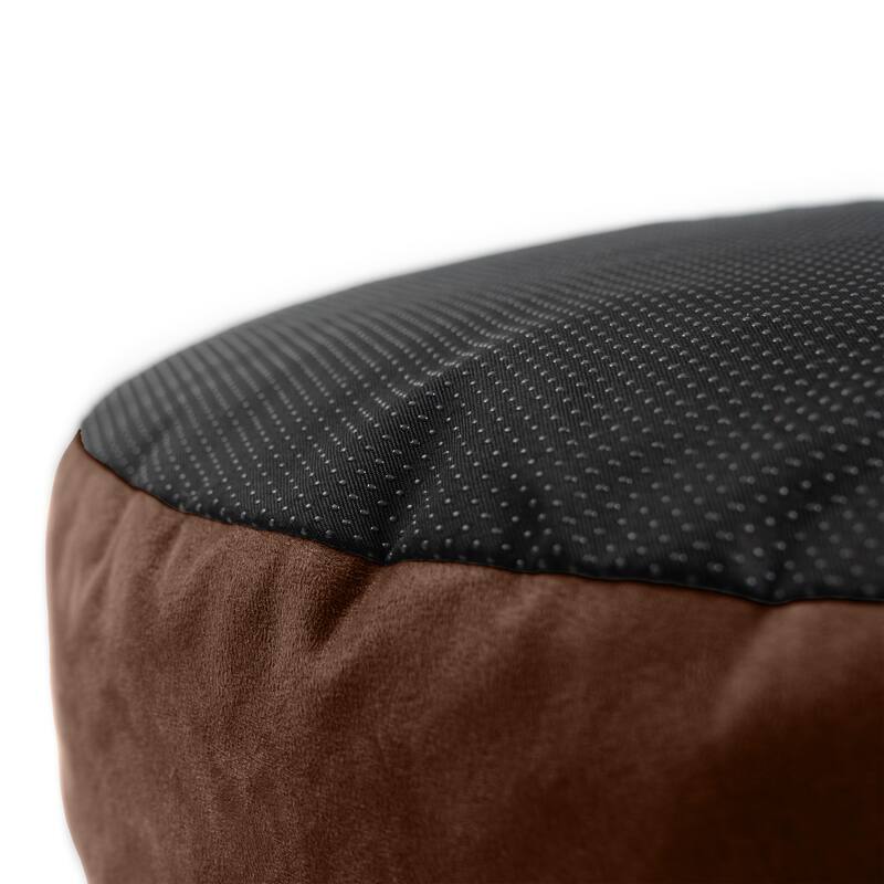 Jaxx Robbi Dog Bed Premium Synthetic-Fur Memory Foam Bean Bag Bed