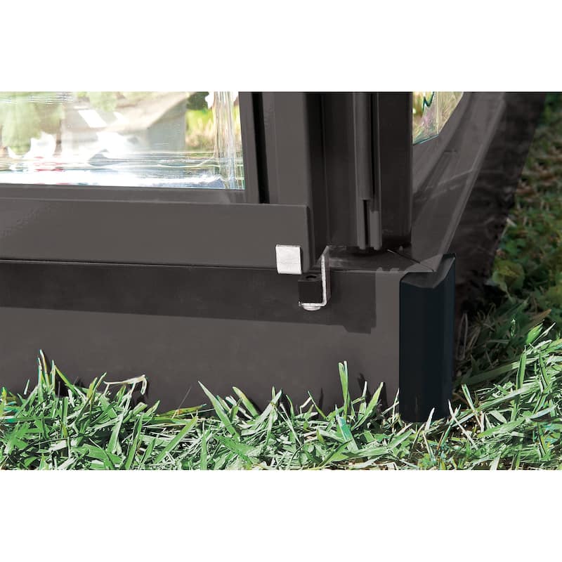 Hybrid 6 ft. Gray/Clear DIY Greenhouse Kit