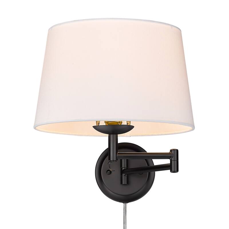 Golden Lighting 3692-A1W MWS Eleanor 13" Tall Hardwired or Plug-In