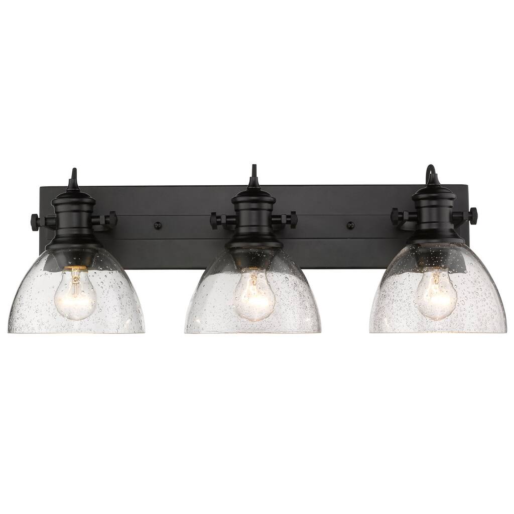 Golden Lighting Hines 3 Light 25" Wide Bathroom Vanity Light with