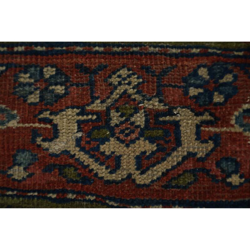 Hand Knotted Oriental 100% Wool Carpet Traditional Medallion Beige & Ivories Sultanabad Area Rug - 11' 9'' X 8' 4''