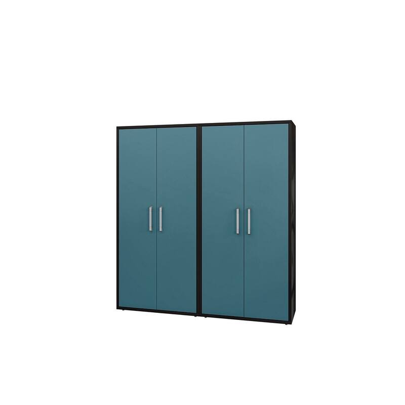 Manhattan Comfort Eiffel Storage Cabinet (Set of 2)