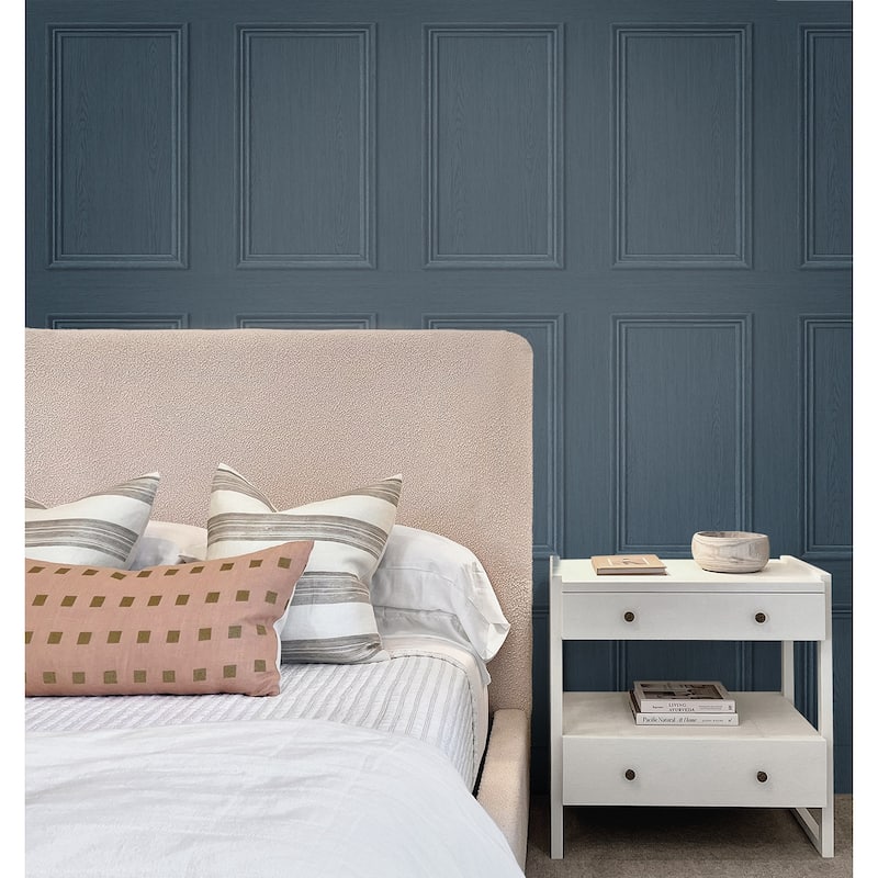 Stacy Garcia Home Faux Wood Panel Peel and Stick Wallpaper