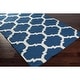 preview thumbnail 33 of 32, Hand-Woven Esme Moroccan Trellis Reversible Flatweave Wool Rug - 4' x 6'