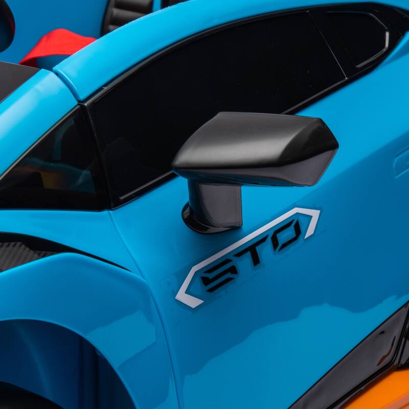 Licensed Lamborghini Ride-On Car for Kids with Bluetooth, Drifting, and LED Lights