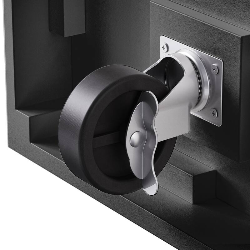 Kitchen Island with Drop Leaf, Adjustable Shelf, Spice Rack, Towel Rack, 2 Doors and 5 Drawers