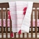preview thumbnail 5 of 6, Rizzy Home Rowan Embroidered Striped Crib Quilt - 38" X 50"