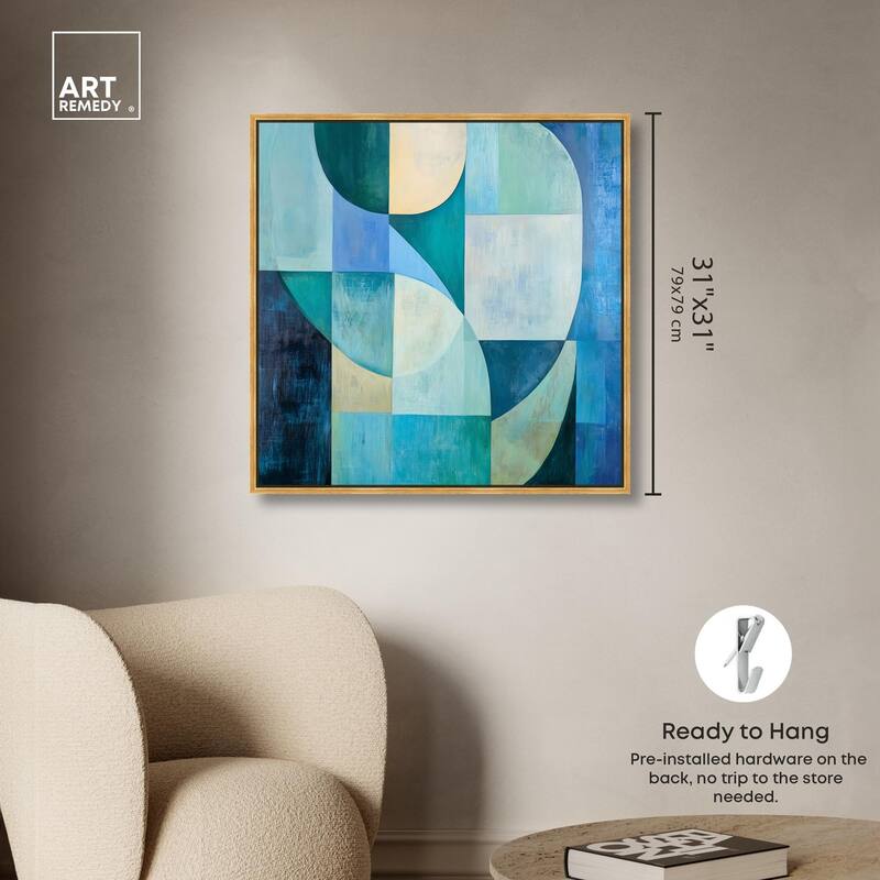 Color Blocks I Canvas by Art Remedy