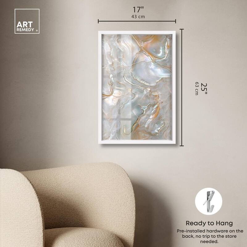 Fluid Preciousness IV Shadowbox by Art Remedy