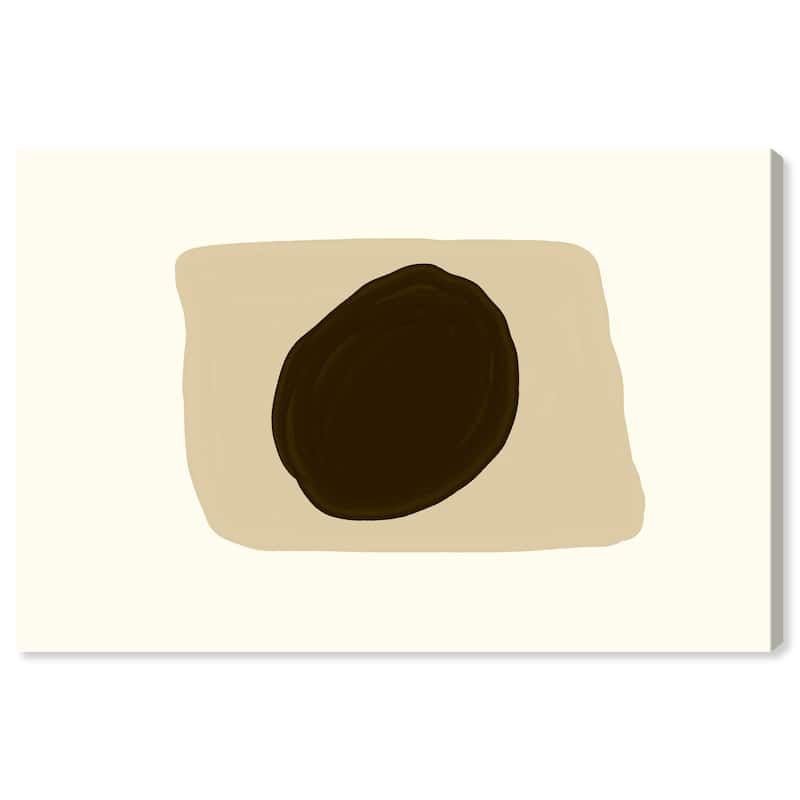 Wynwood Studio Canvas Abstract Unilateral Black and Tan Modern & Contemporary Wall Art Canvas Print - 20 x 30