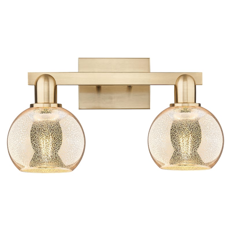 Innovations Lighting Endless Possibilities Arcadia - Athens - 2 Light 17" Bath Vanity Light - Mercury/Champagne Bronze