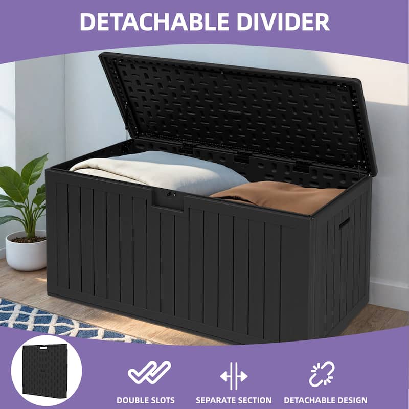 180-230 Gallon Outdoor Storage Waterproof Deck Box