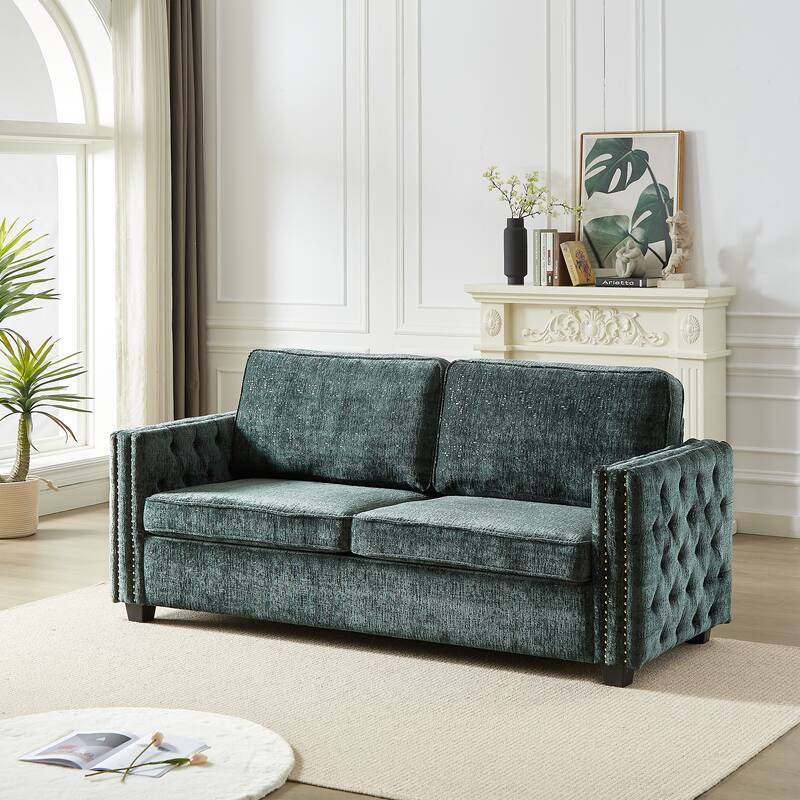 Luxurious Chenille Couch with Sleeper Sofa Bed, Easy Assembly, and Ultimate Comfort