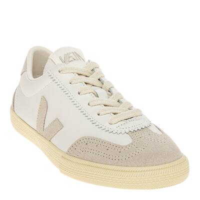 Veja Women's Volley Sneakers in White with Natural
