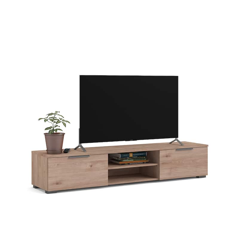 Porch & Den Match 2-Drawer and 2-Shelf TV Stand