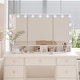 preview thumbnail 7 of 38, Luxurious LED Makeup Vanity with 9 Drawers Elegant Makeup Station