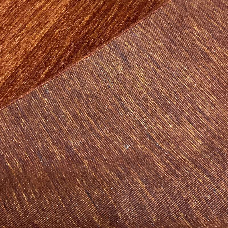 HERAT ORIENTAL Handmade Rust Gabbeh Wool Rug - 3' x 6'