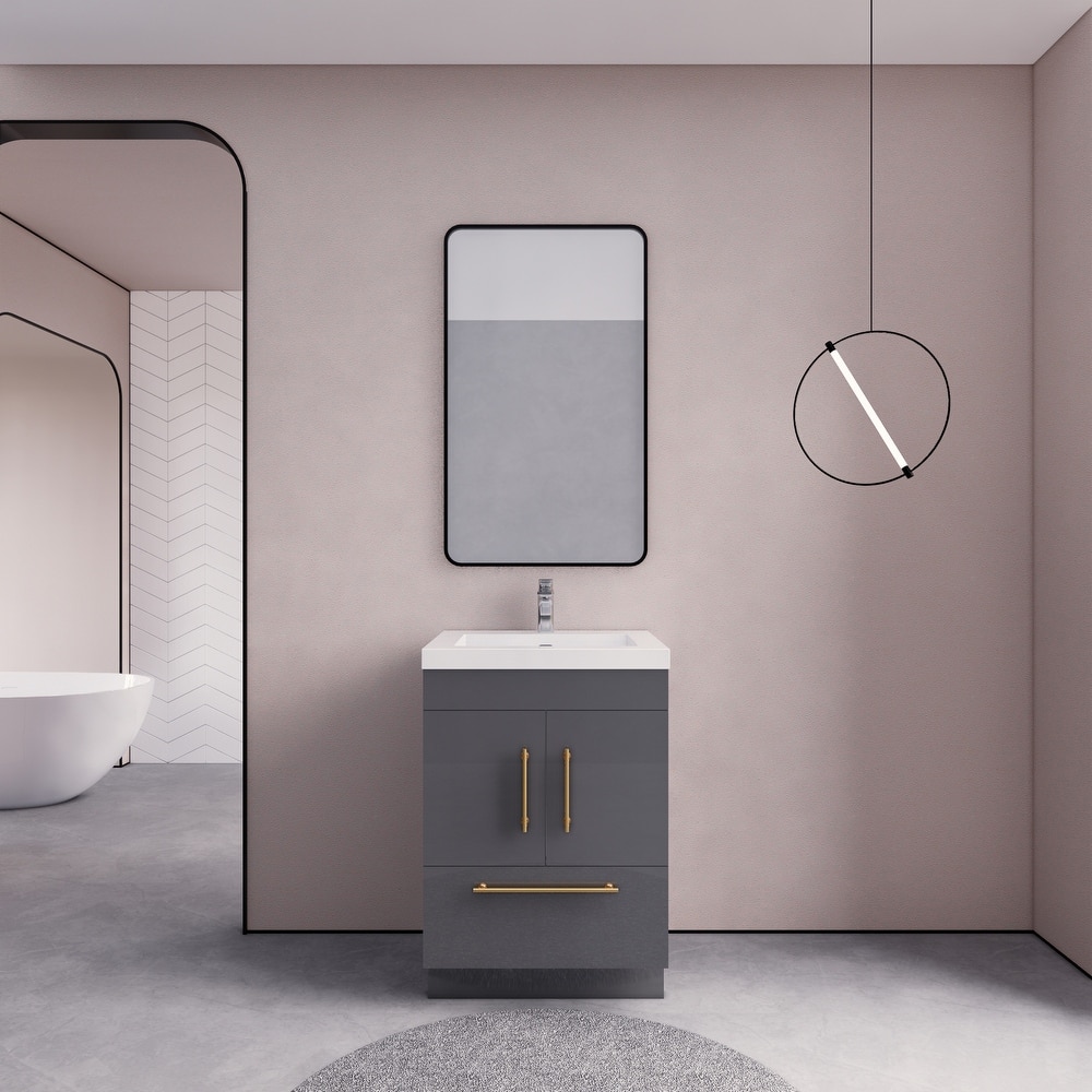 Eliza 24'' Freestanding Vanity with Single Sink