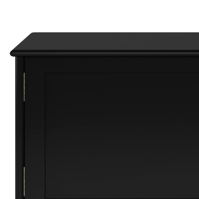 WYNDENHALL Tierney SOLID HARDWOOD 60 inch Wide Mid Century Modern TV Media Stand For TVs up to 65 inches - 60"w x 18"d x 26" h