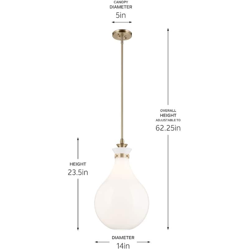 Kichler 52777 Laria 14" Wide Pendant