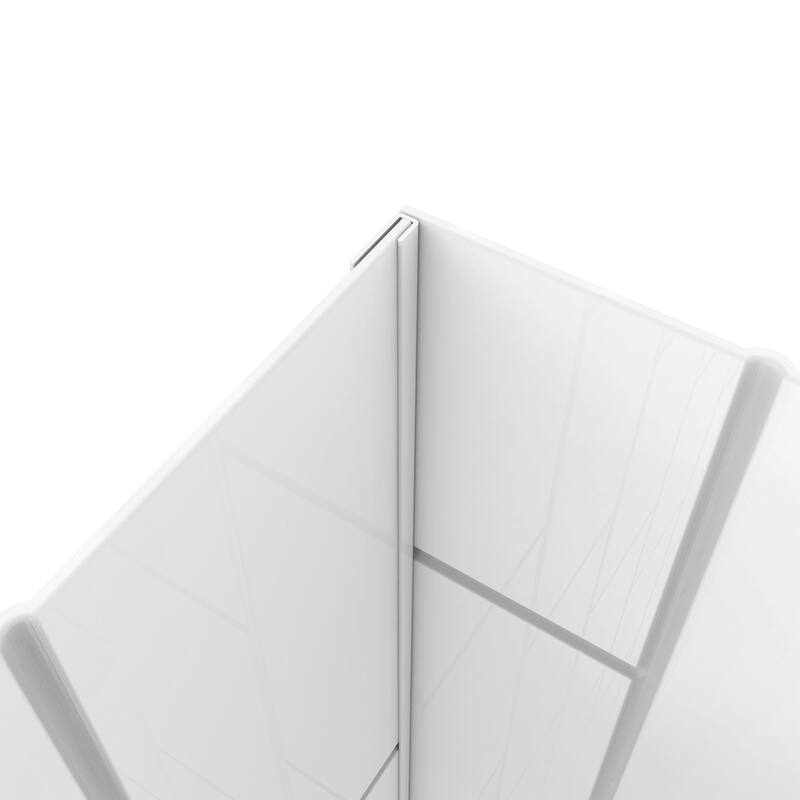 DreamLine QWALL-VS 36 in. D x 56-60 in. W x 62 in. H Acrylic Backwall Kit