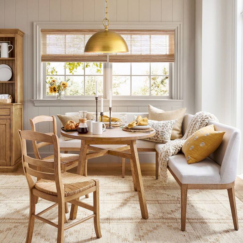 1-Light Industrial Retro Handmade Brushed Gold Dome Pendant Light