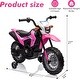 preview thumbnail 8 of 16, Licensed Honda 6V Kids Electric Motorcycle, Battery-Powered Ride-On with Detachable Training Wheels for Young Riders