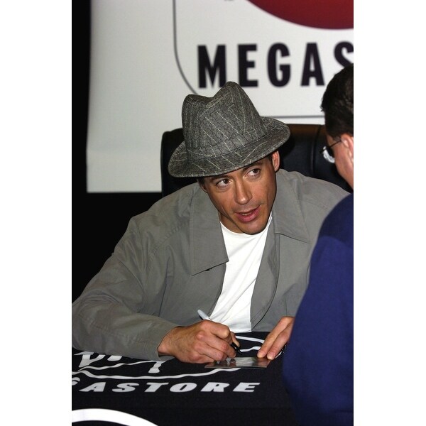 Shop Robert Downey Jr At An Autograph Session For His Cd The