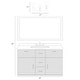 preview thumbnail 25 of 25, Fenro Modern 3-Light Luxury Brass Bathroom Vanity Light Textured Glass Wall Sconce