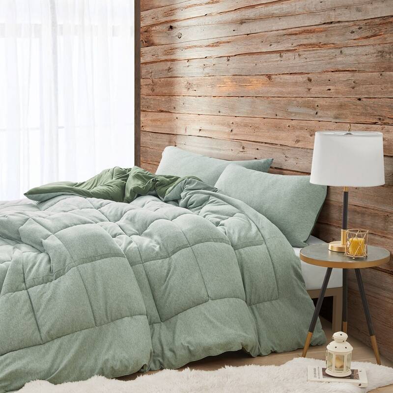 Sweater Weather® Yoga - Coma Inducer® Oversized Comforter - Moss Gray Stripe