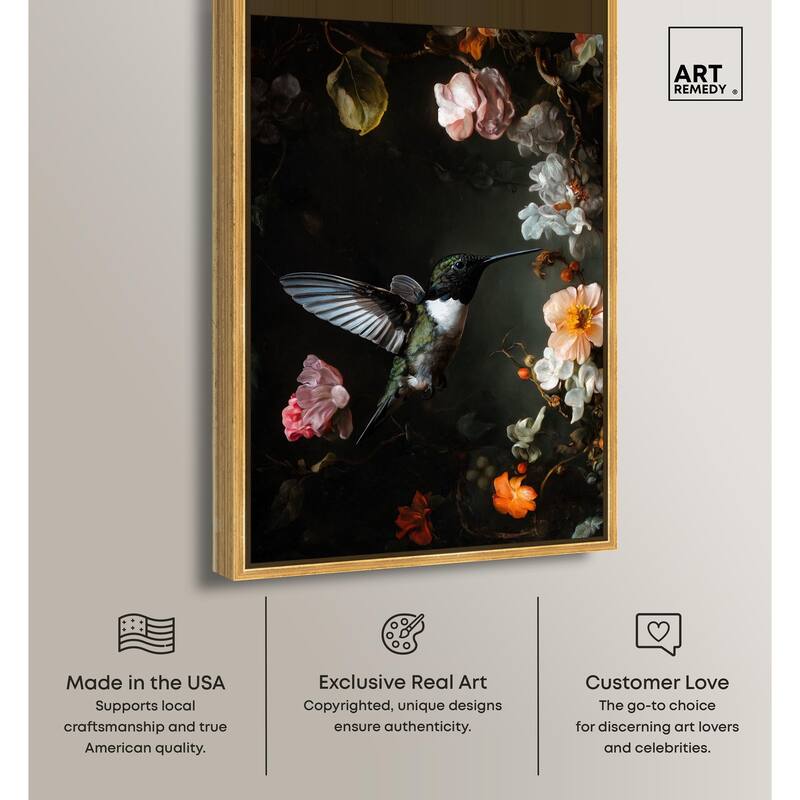 Nectar Thief II Canvas by Art Remedy