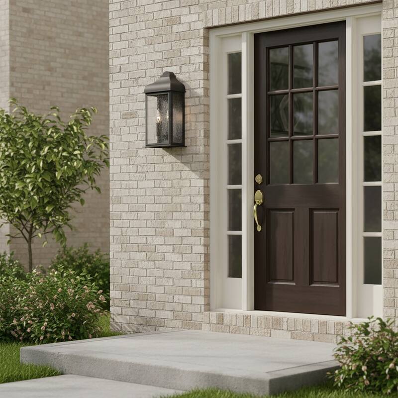 Artcraft Madrid - Outdoor Wall Sconce - Clear Glass Shade