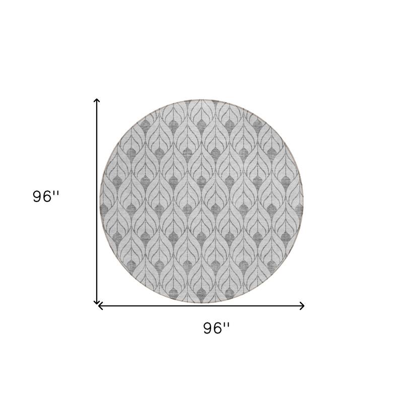 HomeRoots Geometric Transitional Rectangle Outdoor Rug