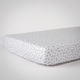 preview thumbnail 22 of 24, Rizzy Home Ink Dot Cotton Fitted Cribsheet - 28" X 52"