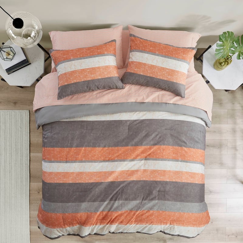 Madison Park Essentials Deacon Comforter Set with Bed Sheets