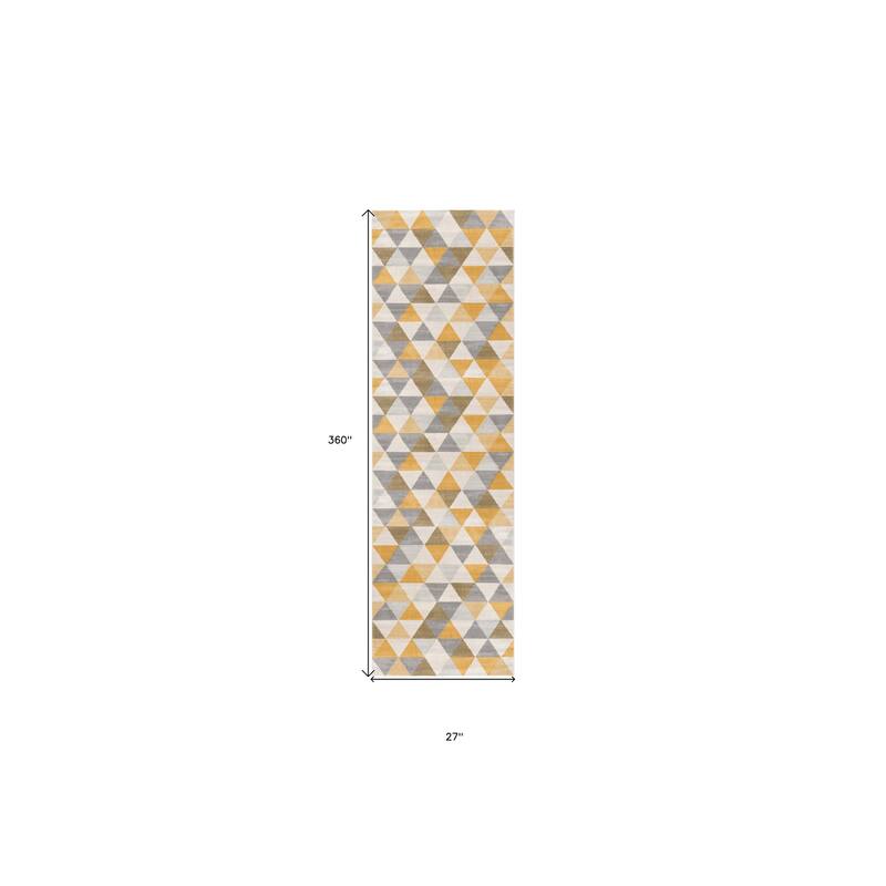 HomeRoots Geometric Transitional Square Area Rug
