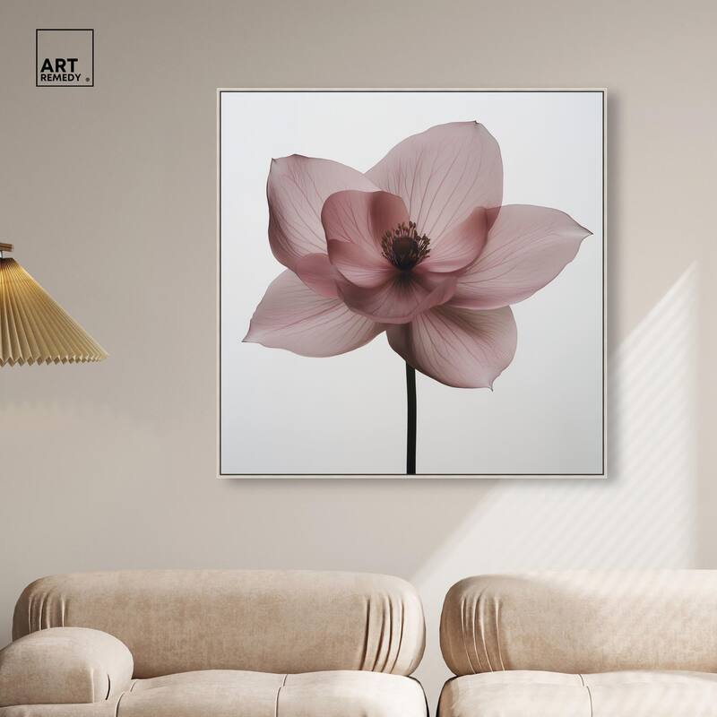 Silken Sepals Canvas by Art Remedy
