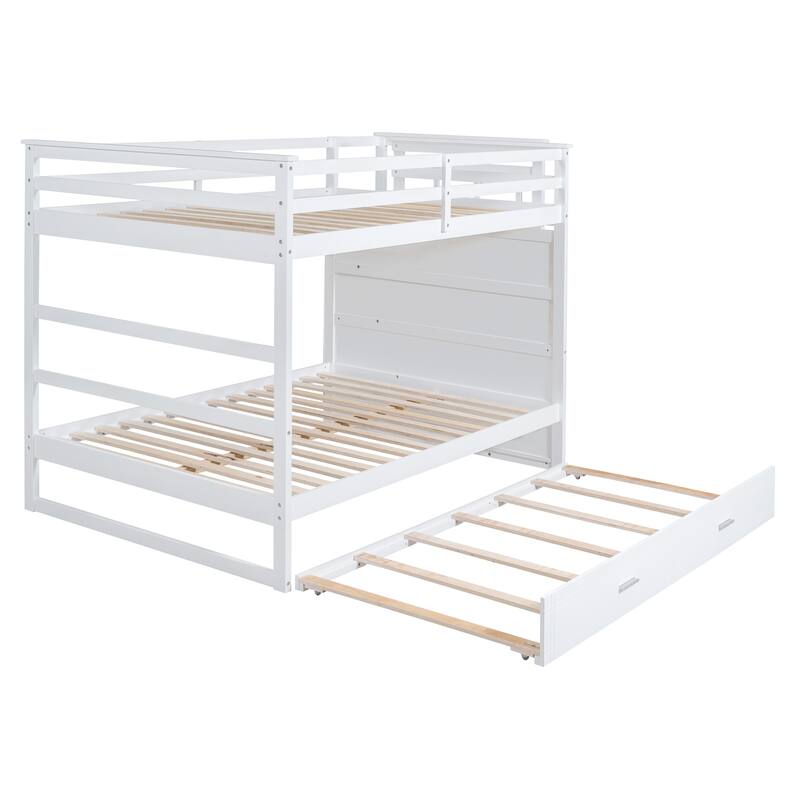 Bunk Bed with Trundle and Staircase