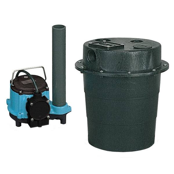 Little Giant WRS6 Drainosaur 1/3 HP Sink/Drain Pump System with