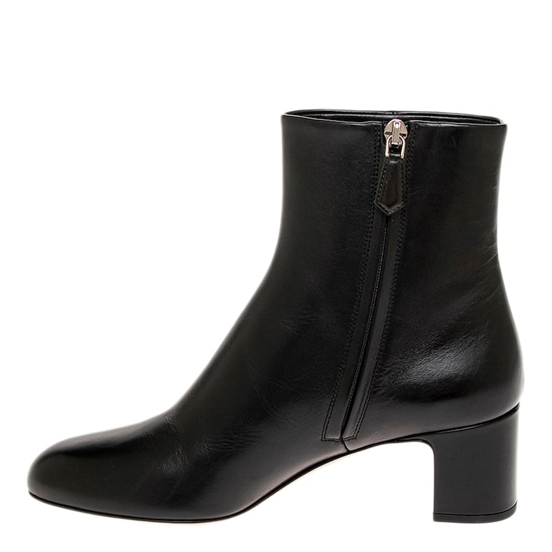 Prada Block Heel Ankle Boots