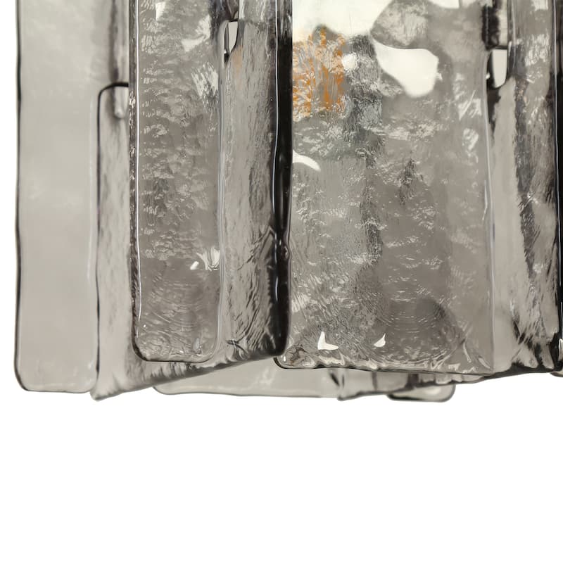 Kasy Modern 63 IN 5-Light Chandelier Oversized Black Kitchen Island Light - 63" W × 7.9" D × 17.1" H