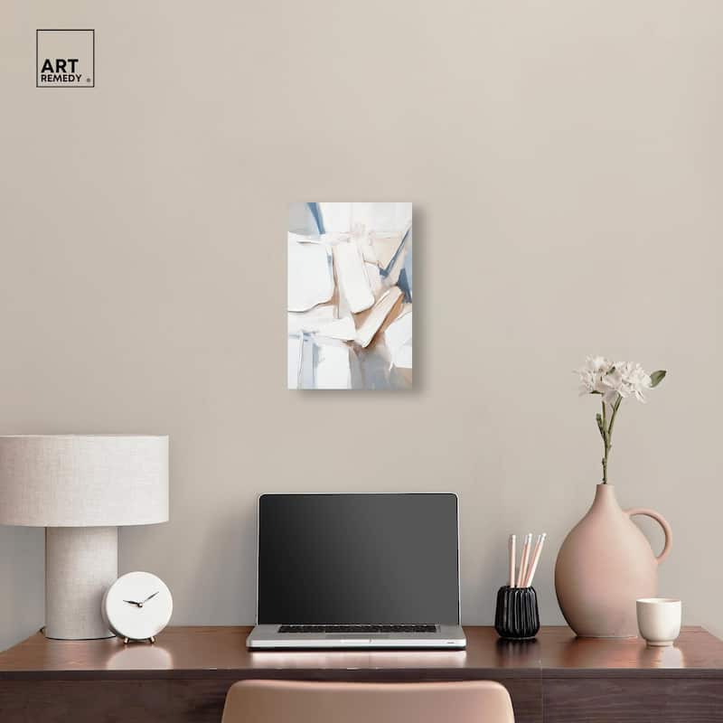 Bone and Beige II Canvas by Art Remedy, Gallery Wrapped