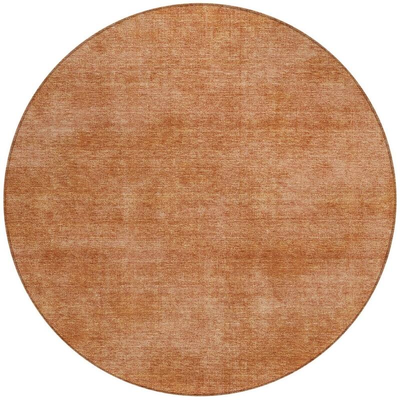 HomeRoots Solid Color Transitional Rectangle Outdoor Rug
