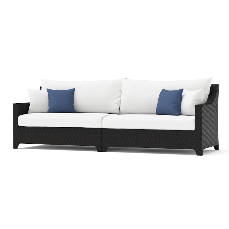 Deco 8 Piece Aluminum Outdoor Patio Sofa & Club Chair Set