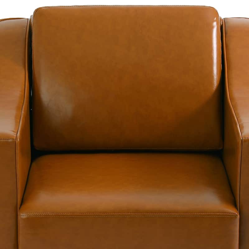 Modern Swivel Upholstered Armchair Accent chair Set of 2