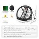 preview thumbnail 7 of 5, Golf Chipping Net for Backyard Driving Training Swing, Gift for Men, Black - 2.8x2.4FT