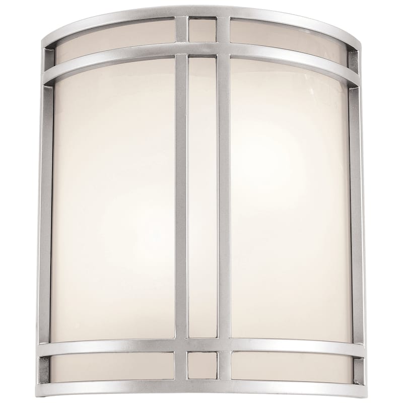 Access Lighting Artemis 2-light Satin Wall Sconce with Opal Glass