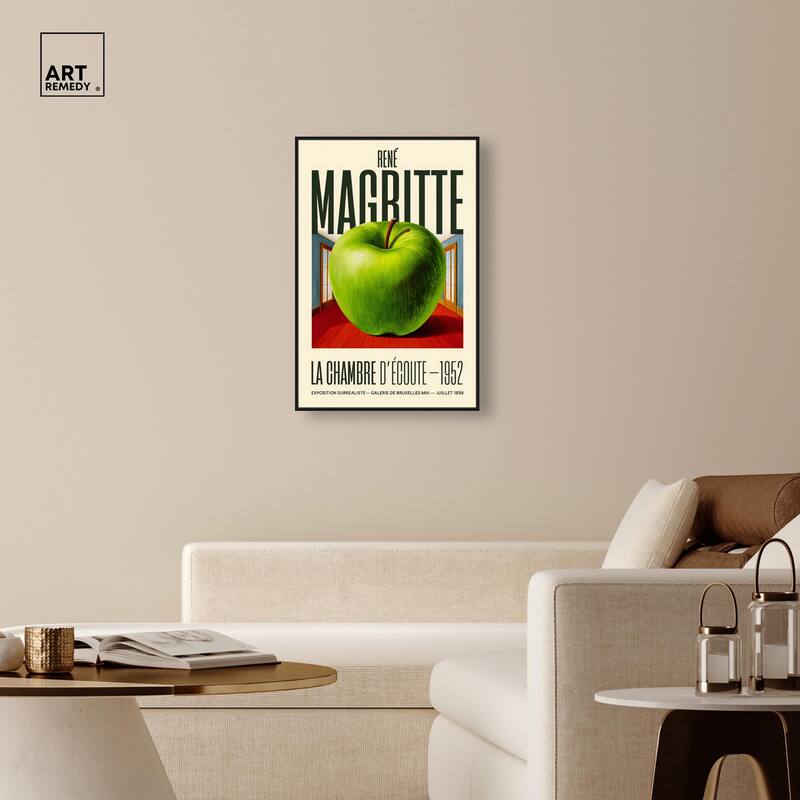 Magritte's Apple Room Canvas by Art Remedy